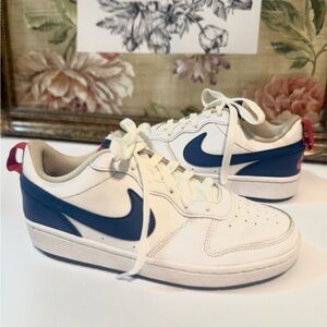 Nike Court Borough Low 2 ‘White Deep Royal’ Big Boys – Size 5